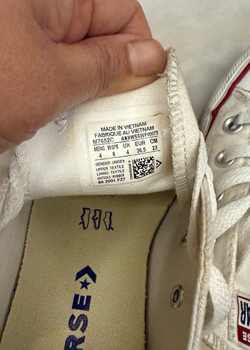 Converse Beyaz Kadın Günlük Ayakkabı - Görsel 3