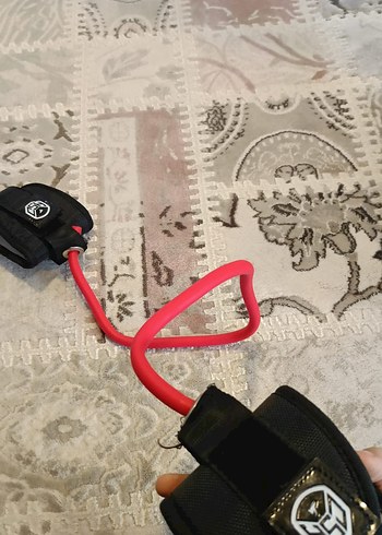 Kırmızı Yılan Desenli Pilates Bandı - Görsel 4