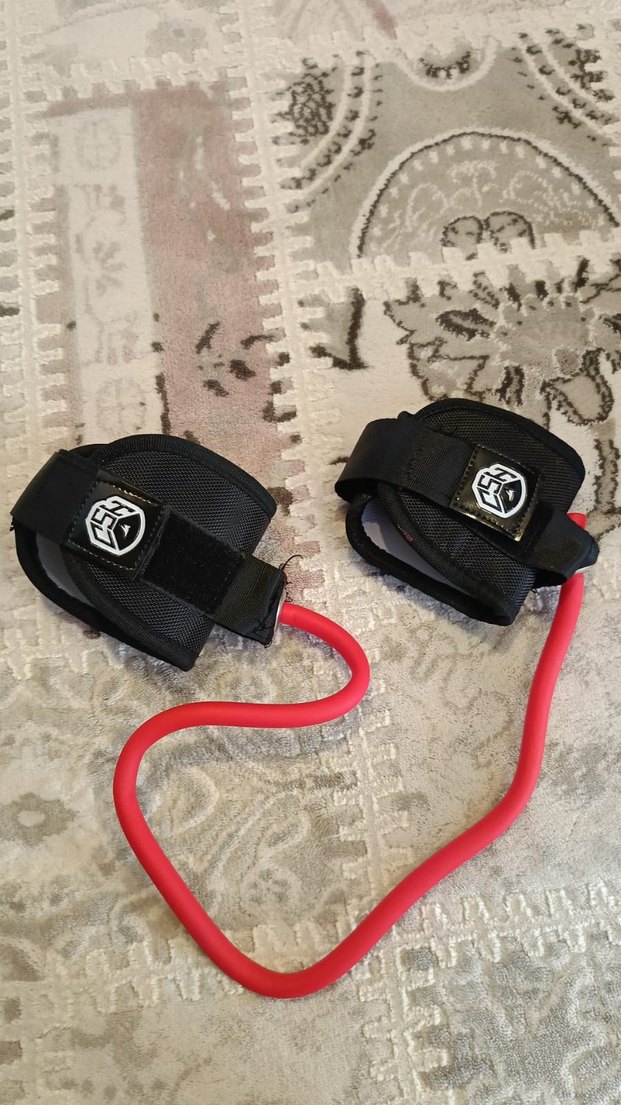 Kırmızı Yılan Desenli Pilates Bandı - Görsel 2