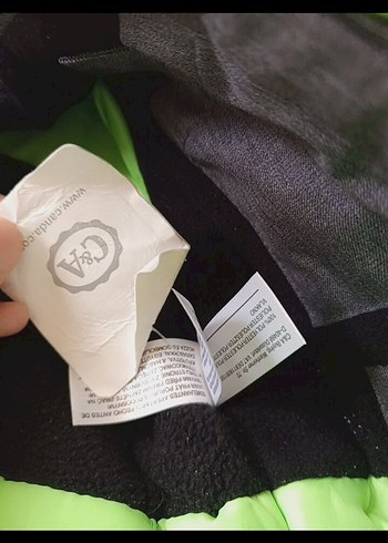 Fermuarlı Siyah Bebek Kayak Tulumu - Görsel 5