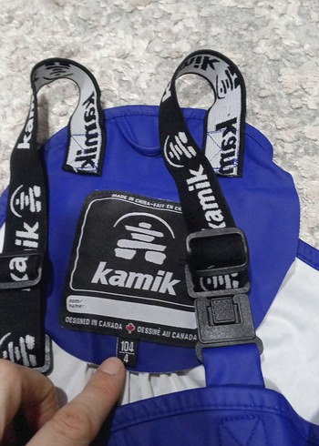 Erkek Çocuk Mavi Kayak Tulumu Velcro - Görsel 4