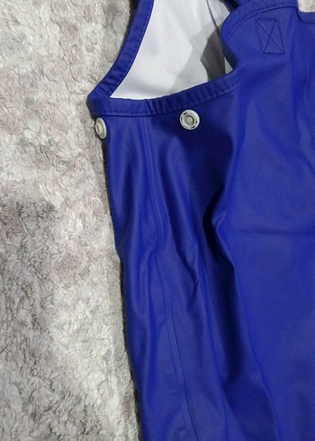 Erkek Çocuk Mavi Kayak Tulumu Velcro - Görsel 6