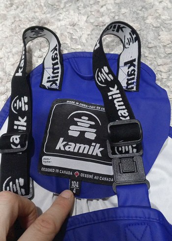 Erkek Çocuk Mavi Kayak Tulumu Velcro - Görsel 5