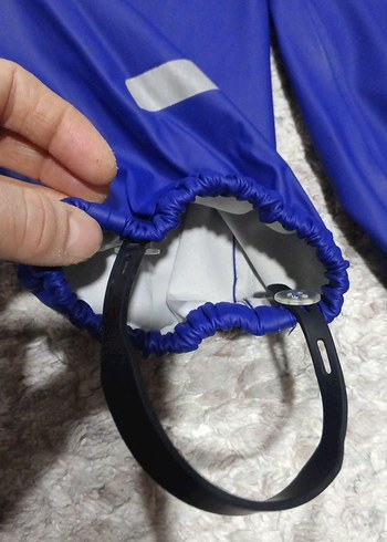 Erkek Çocuk Mavi Kayak Tulumu Velcro - Görsel 3