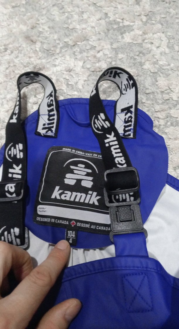 Erkek Çocuk Mavi Kayak Tulumu Velcro - Görsel 4