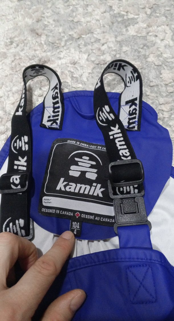 Erkek Çocuk Mavi Kayak Tulumu Velcro - Görsel 5