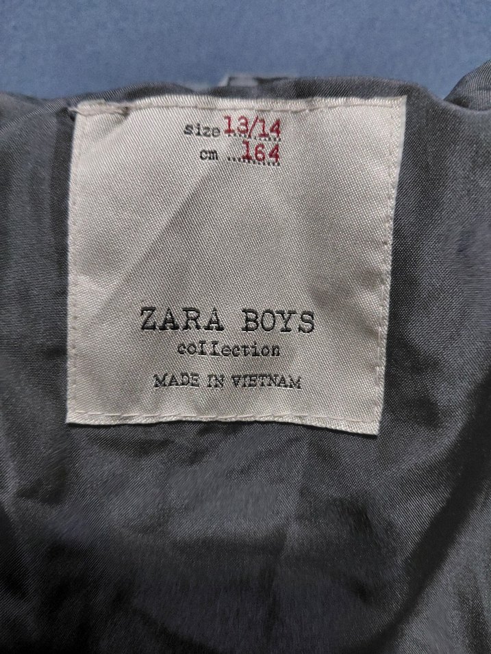 orijinal zara boys şişme mont - Görsel 3