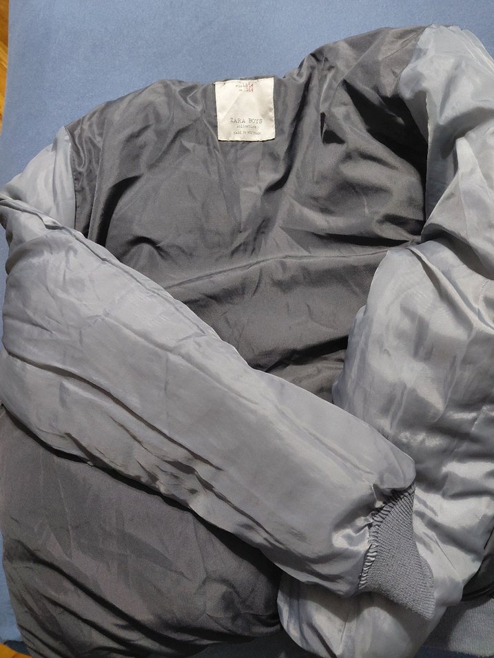 orijinal zara boys şişme mont - Görsel 2