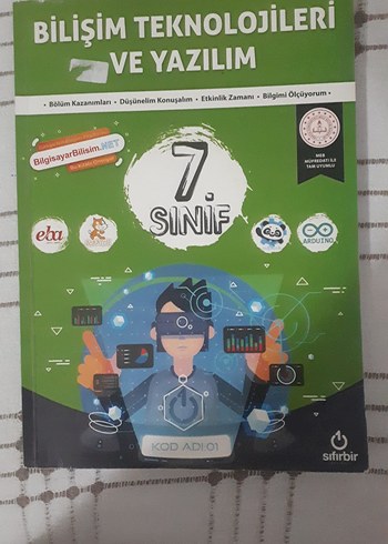 7. Sınıf Bilişim Teknolojileri ve Yazılım Kitabı