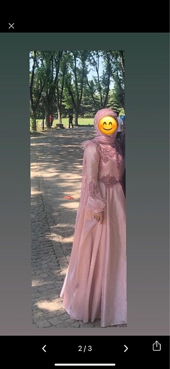 Armine My dreams marka. Sadece bir kere giyildi