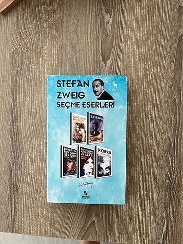 5 adet sıfır Stefan Zweig kitabı