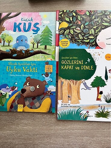 4 adet çocuk kitabı