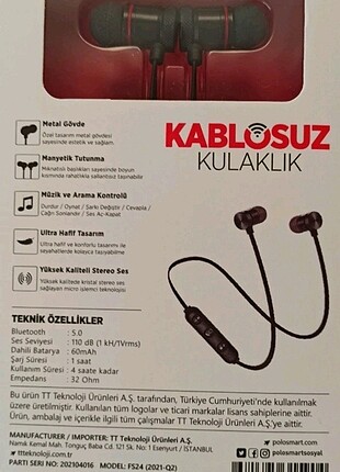 Polosmart Bluetooth kulaklık