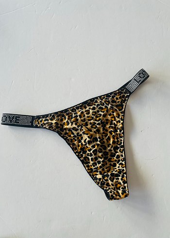 Diğer Leopar Desenli Kahverengi Midi string