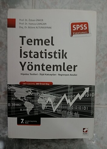 Temel istatistik yöntemler Özkan Ünver 