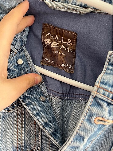 l Beden Pull&bear Kısa kot ceket