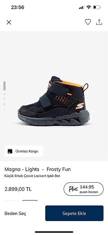 Skechers Işıklı Çocuk/Bebek Botu