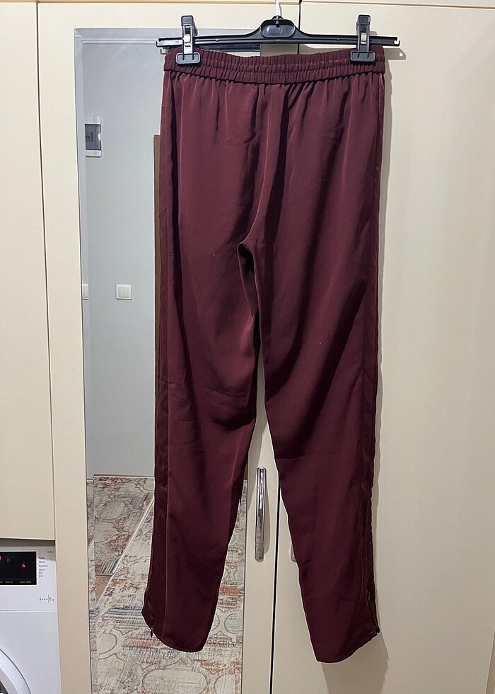 H&M Saten Şık Pantolon - Görsel 4