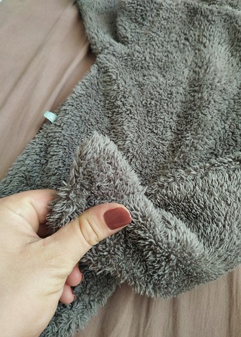 Gri Erkek Bebek Peluş Tulumu - Görsel 8