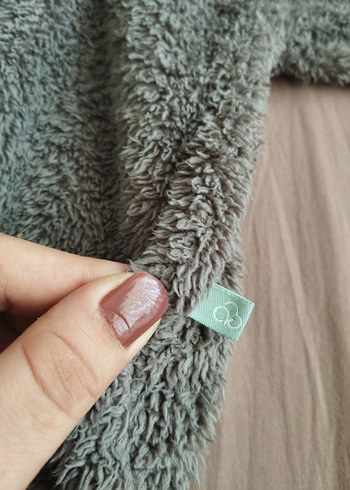 Gri Erkek Bebek Peluş Tulumu - Görsel 7