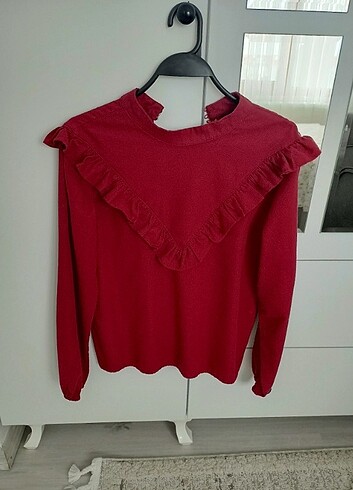m Beden bordo Renk Gömlek 