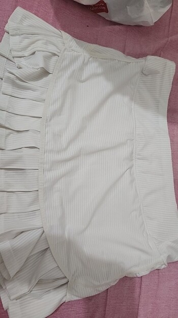 Athleta pileli tenis şort etek
