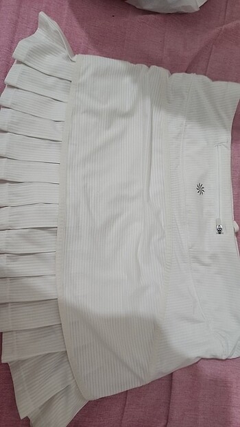 Athleta pileli tenis şort etek - Görsel 2