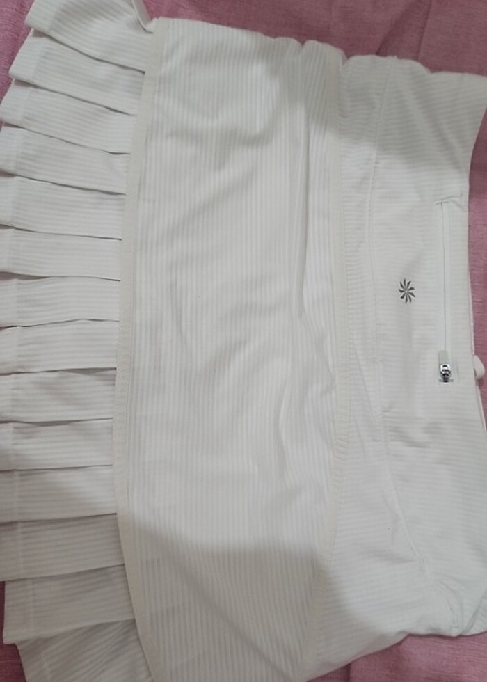 Athleta pileli tenis şort etek - Görsel 2