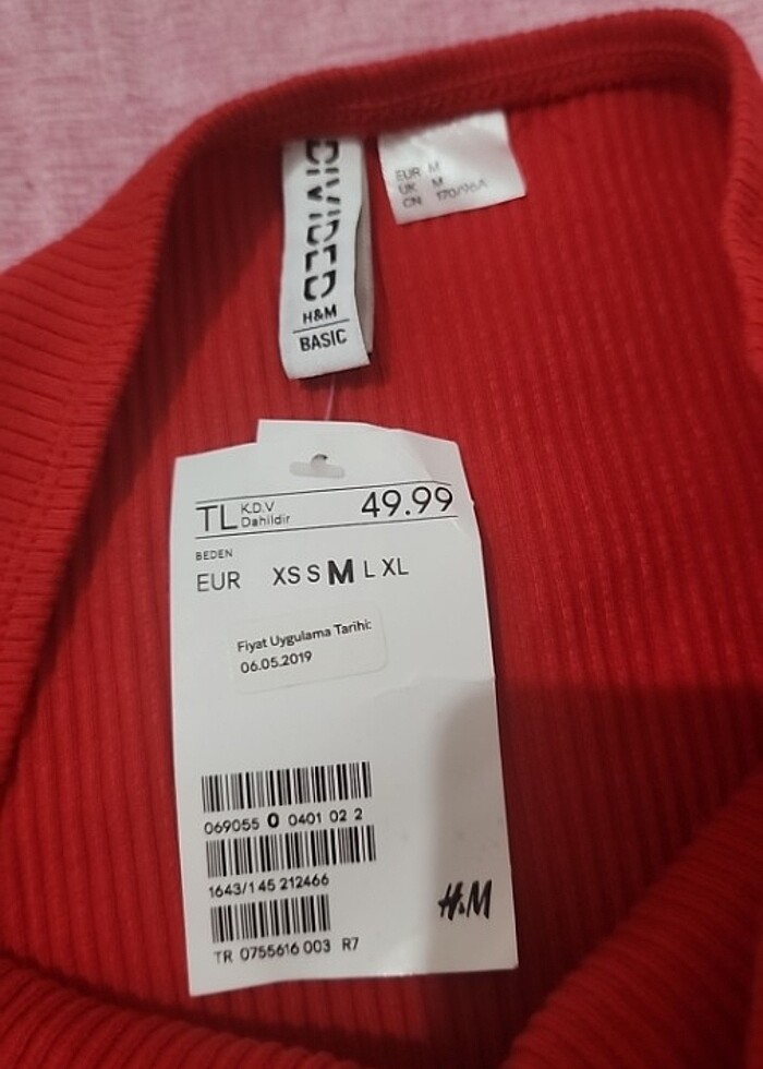 H&m straplez elbise  - Görsel 4