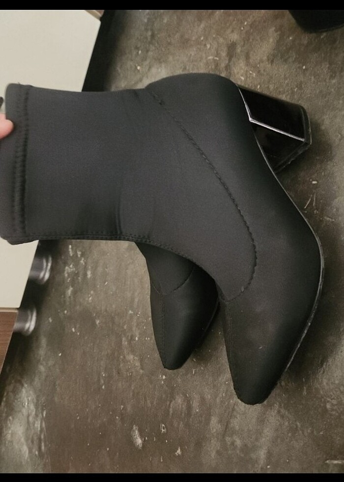 Topuklu streç çizme - Görsel 3