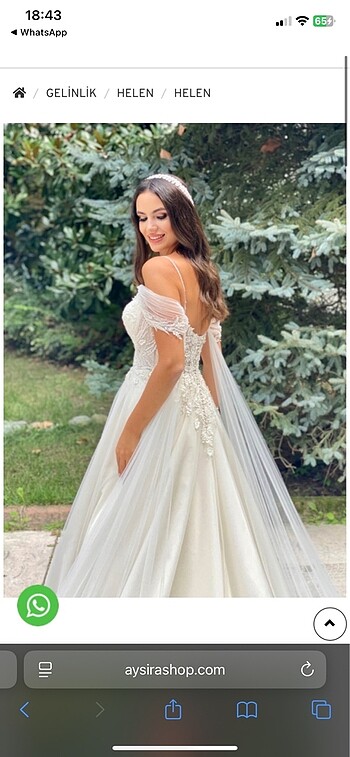 m Beden AYSİRA HELEN MODEL GELİNLİK