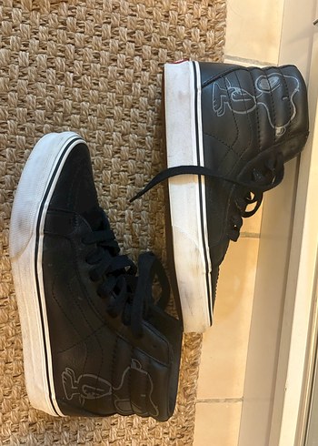 Siyah Rock Punk Vans Bot - Görsel 5