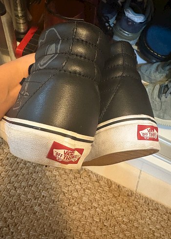 Siyah Rock Punk Vans Bot - Görsel 2