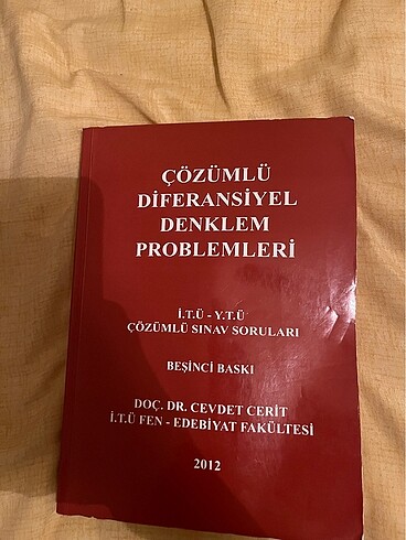 YTÜ İTÜ Diferansiyel Denklem Örnekleri