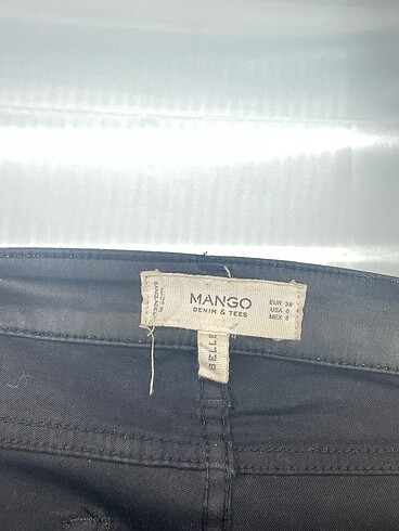 38 Beden siyah Renk Mango Jean / Kot p İndirimli.