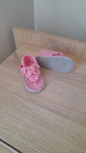 Diğer El örgüsü bebek sandalet 