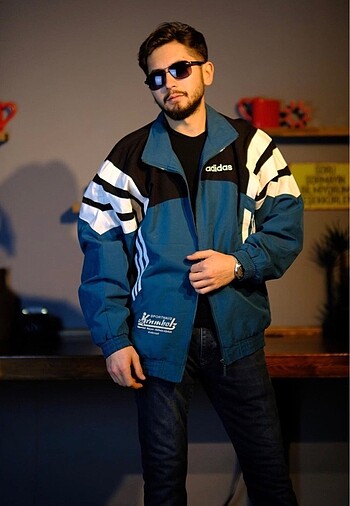 Vintage adidas bomber ceket