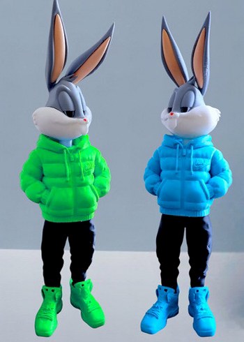 3D BUCKS BUNNY FİGÜRLER
