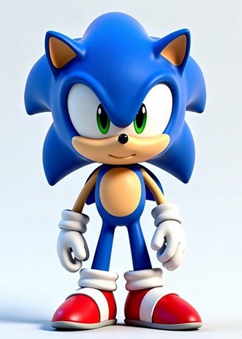3D SONIC FİGÜR