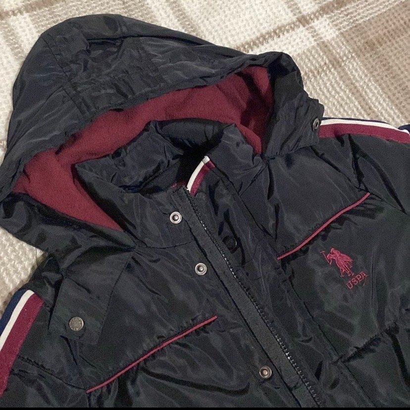 Siyah Erkek Çocuk Kapüşonlu Fermuarlı Mont - Görsel 4