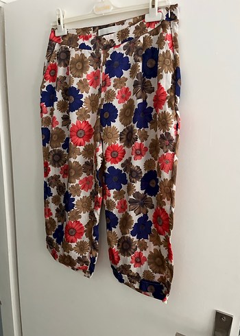 Batik Çiçek Desenli Pantolon