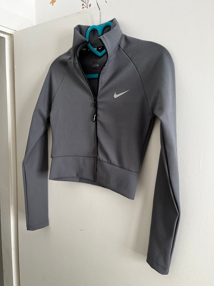 Gri Fermuarlı Ceket - Görsel 3