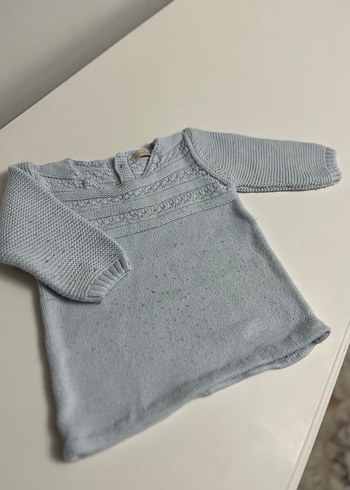 Uzun Kollu Örgü Kazak - Görsel 4