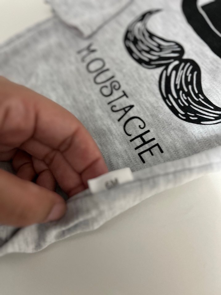 Gri Uzun Kollu Bebek Body - Görsel 5