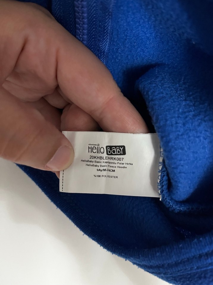 Mavi Bebek Erkek Polar Mont - Görsel 5