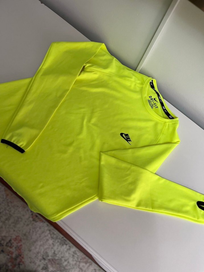 Sarı Uzun Kollu Mini Spor Üst - Görsel 3