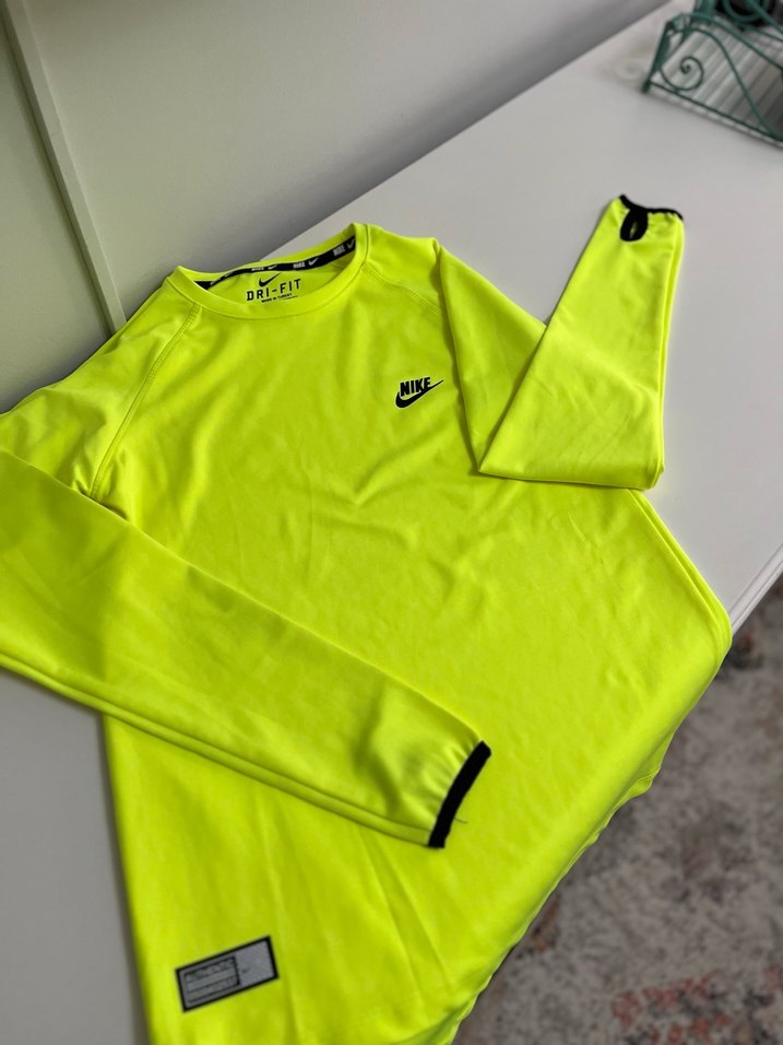 Sarı Uzun Kollu Mini Spor Üst - Görsel 2