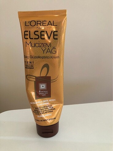 Loreal Elseve mucizevi yağ saç güzelleştirici krem