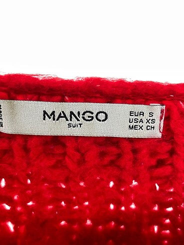 s Beden kırmızı Renk Mango Kazak / Triko %70 İndirimli.