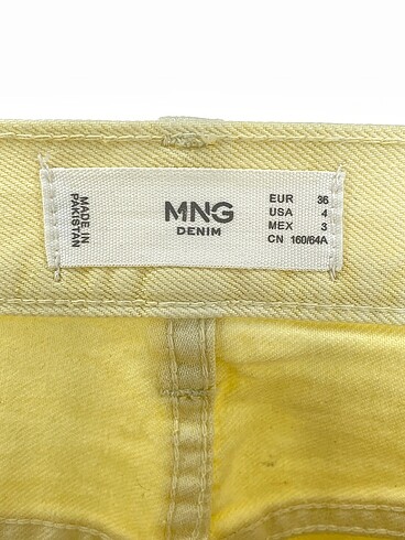 36 Beden sarı Renk Mango Jean / Kot %70 İndirimli.